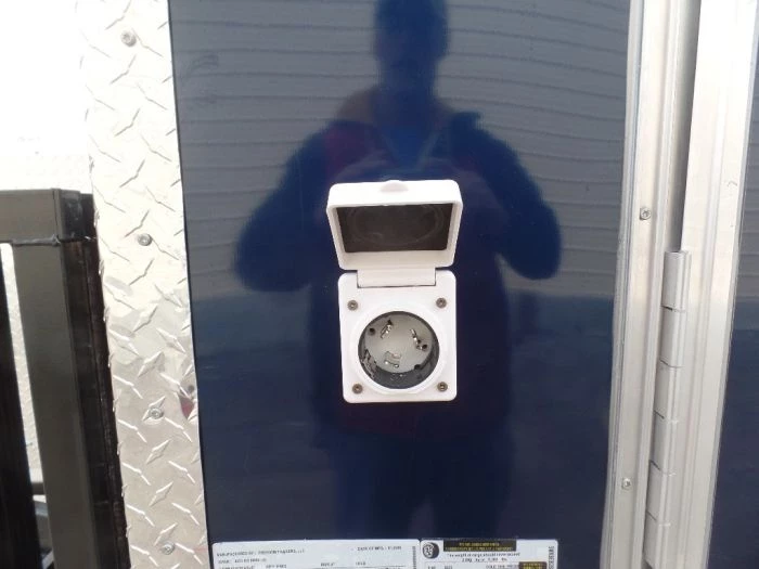 8.5' x 18' Indigo Blue Flat Nose Concession Food Trailer With Appliances 28 8.5' x 18' Indigo Blue Flat Nose Concession Food Trailer With Appliances - Image 28