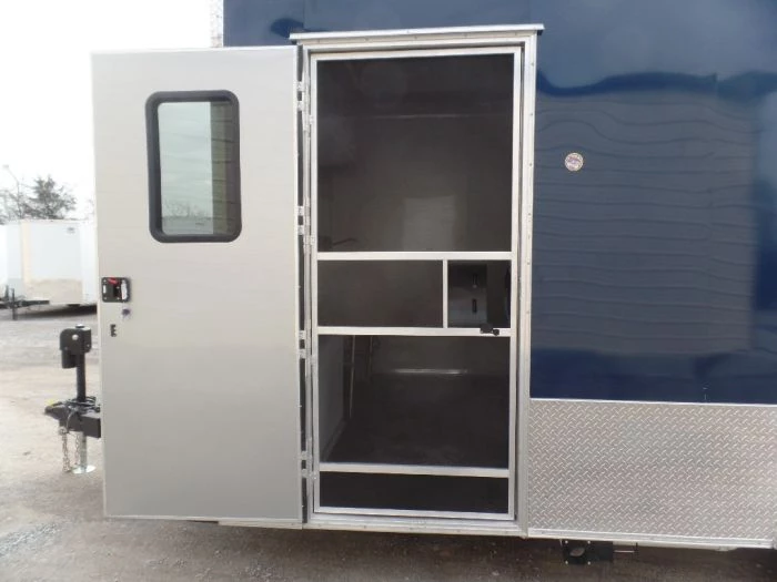 8.5' x 18' Indigo Blue Flat Nose Concession Food Trailer With Appliances 26 8.5' x 18' Indigo Blue Flat Nose Concession Food Trailer With Appliances - Image 26