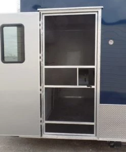 8.5' x 18' Indigo Blue Flat Nose Concession Food Trailer -Cheap Concession Trailers Shop sam 9899 2