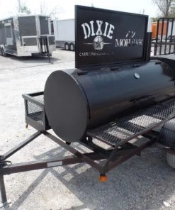 Smoker Custom Logo Sign Add-On Accessory - Use Your Own Logo -Cheap Concession Trailers Shop smoker sign 02