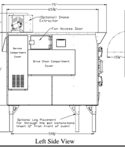 Southern Pride SPK-500 Stainless Steel Interior Exterior Rotisserie Smoker