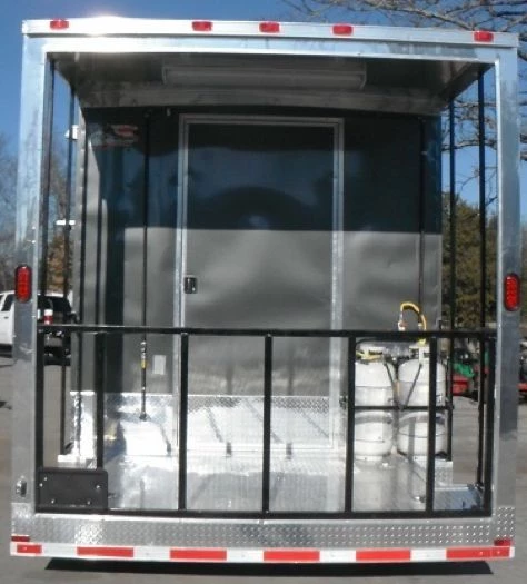 Concession Trailer 8.5'x34' Charcoal Grey - BBQ Food Event Vending 16 Concession Trailer 8.5'x34' Charcoal Grey - BBQ Food Event Vending - Image 16